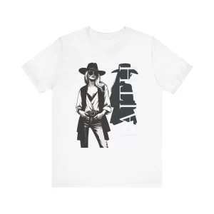 Western-Inspired Graphic Tee - Empowered Cowgirl Design