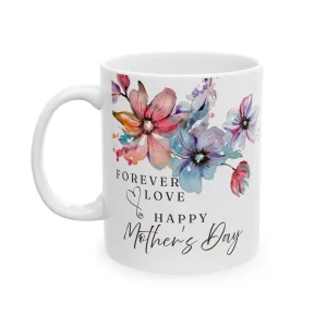 Floral Mother's Day Ceramic Mug - 11oz & 15oz Options