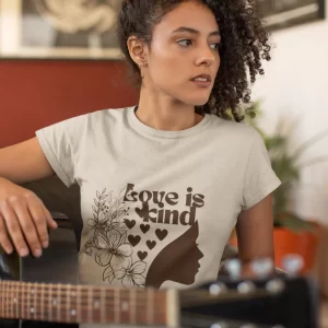 Love is Kind Unisex Softstyle T-Shirt - Support Kindness and Compassion