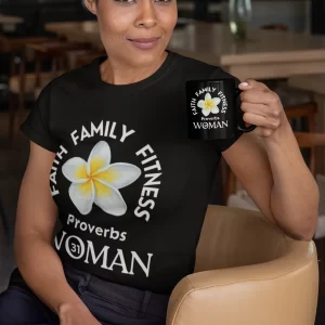 Proverbs 31 Woman Unisex Softstyle T-Shirt - Faith Family Fitness Tee