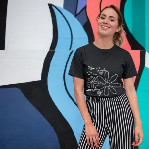Floral T-shirt - 'Rise, Smile, Shine, Repeat' Unisex