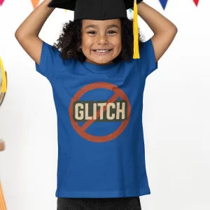 Kids Glitch Anti-Tees - Fun & Comfortable Heavy Cotton T-Shirt for Young Trendsetters