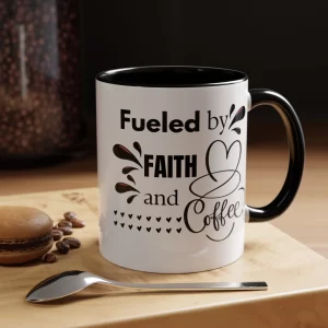 Faith & Coffee Accent Mug